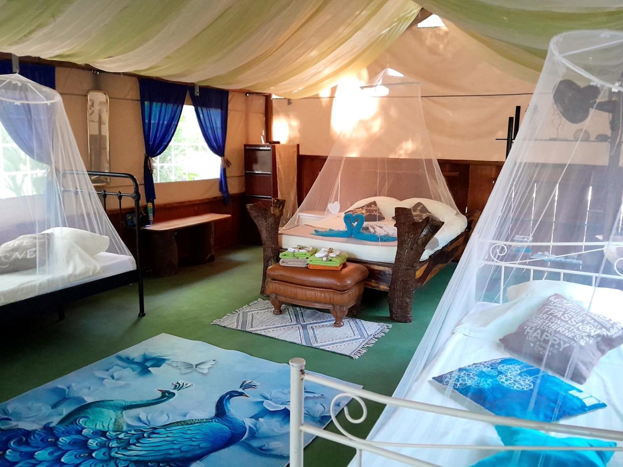 Fully Furnished Family Jungle Tent, Latino Glamping Paquera Bagian luar foto