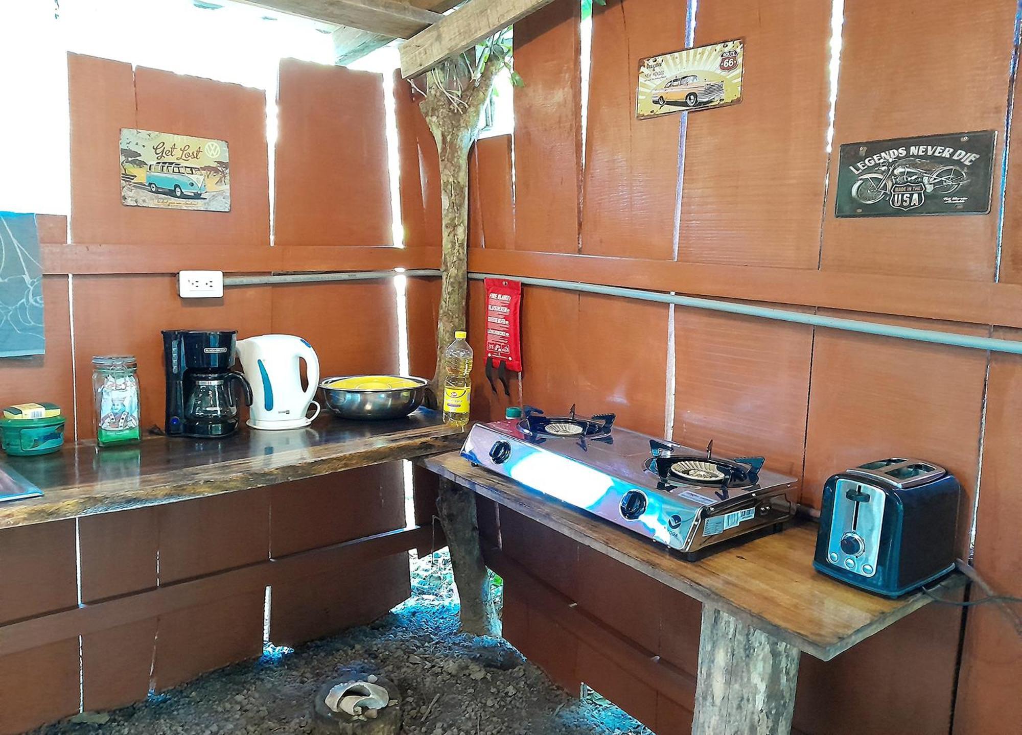 Fully Furnished Family Jungle Tent, Latino Glamping Paquera Bagian luar foto