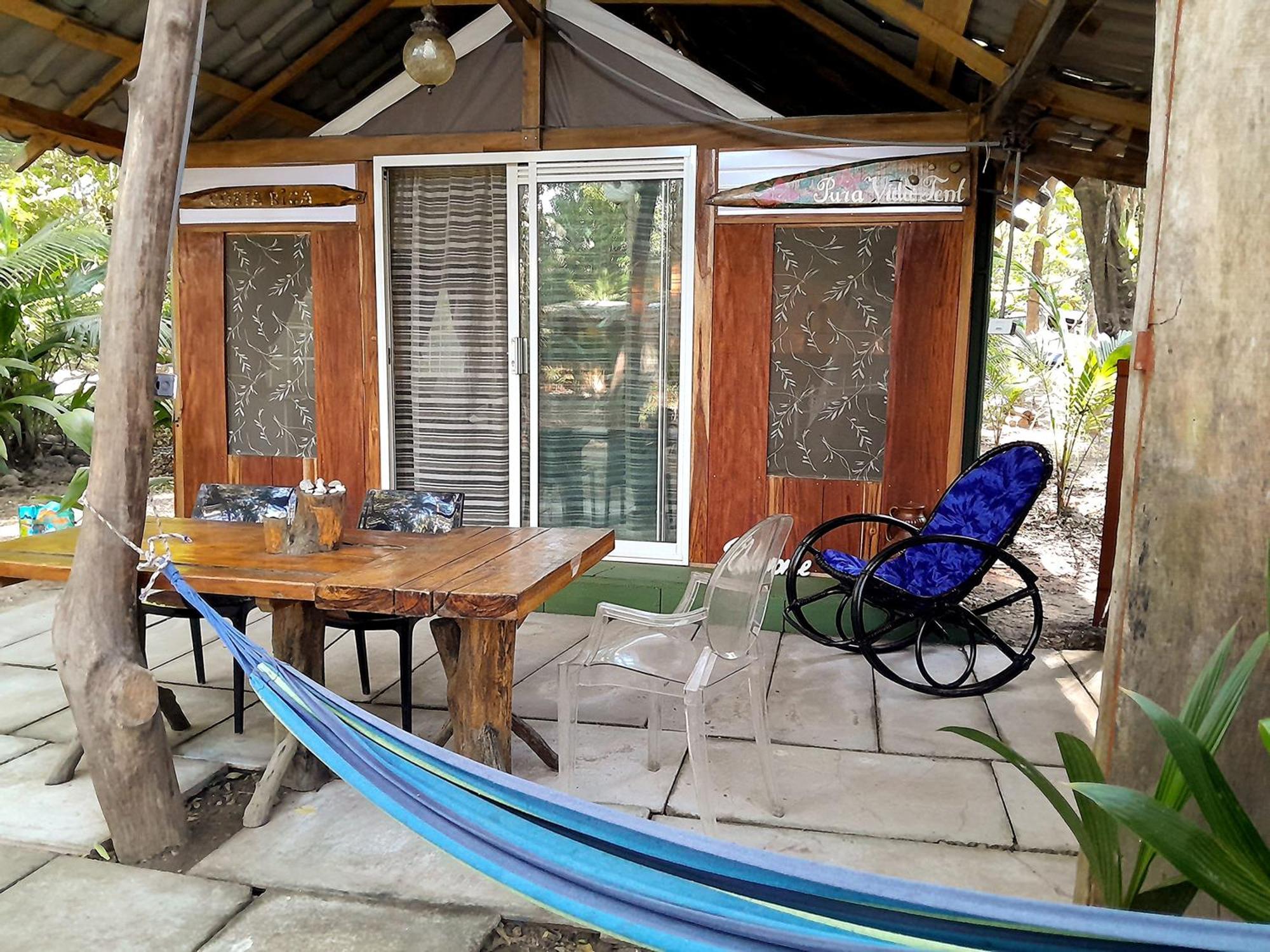 Fully Furnished Family Jungle Tent, Latino Glamping Paquera Bagian luar foto
